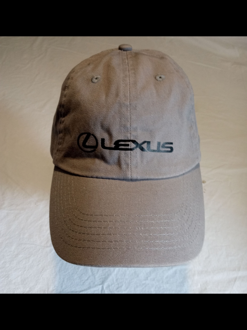 Lexus Gray Black Logo Adjustable Hat